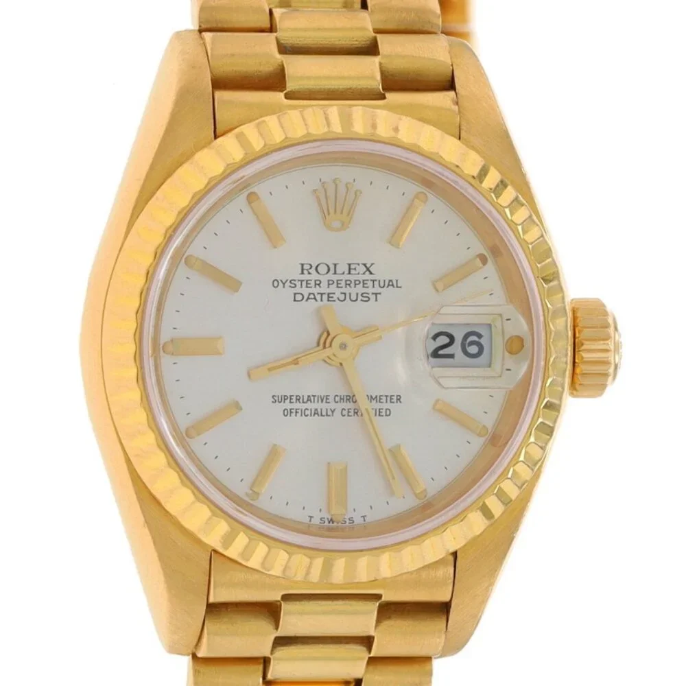 Rolex Ladies President Wristwatch 69178 Yellow Gold 18k Automatic 1 Yr Warranty - Picture 1 of 6